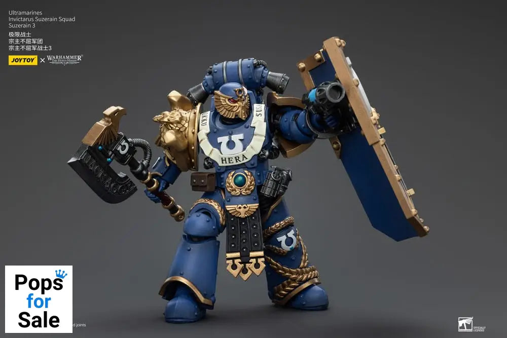 Warhammer The Horus Heresy Action Figure 1/18 Ultramarines Invictarus Suzerain Squad Suzerain 3 12 cm Action figures