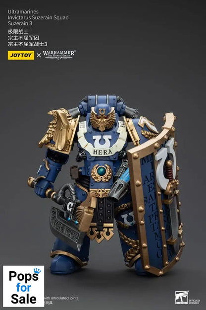 Warhammer The Horus Heresy Action Figure 1/18 Ultramarines Invictarus Suzerain Squad Suzerain 3 12 cm Action figures