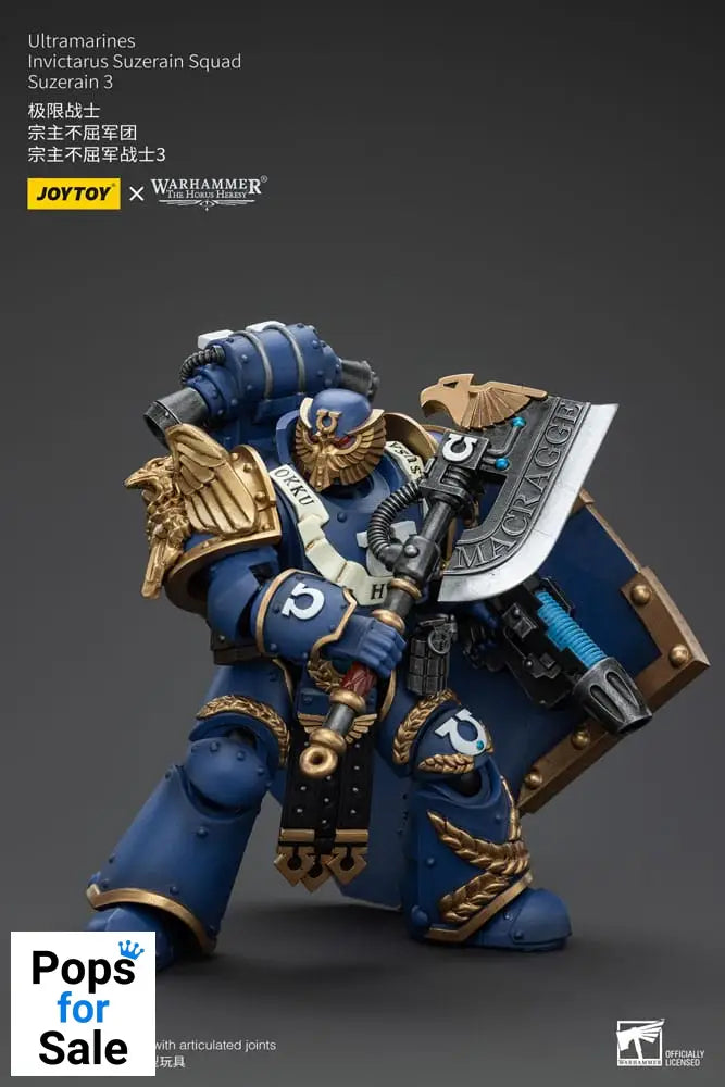 Warhammer The Horus Heresy Action Figure 1/18 Ultramarines Invictarus Suzerain Squad Suzerain 3 12 cm Action figures