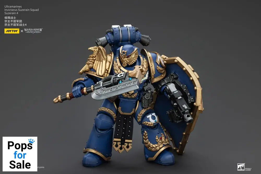 Warhammer The Horus Heresy Action Figure 1/18 Ultramarines Invictarus Suzerain Squad Suzerain 4 12 cm