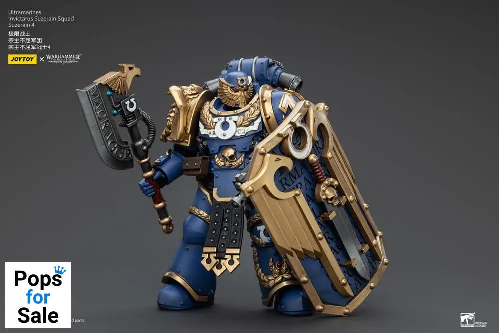 Warhammer The Horus Heresy Action Figure 1/18 Ultramarines Invictarus Suzerain Squad Suzerain 4 12 cm