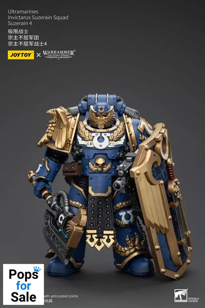 Warhammer The Horus Heresy Action Figure 1/18 Ultramarines Invictarus Suzerain Squad Suzerain 4 12 cm