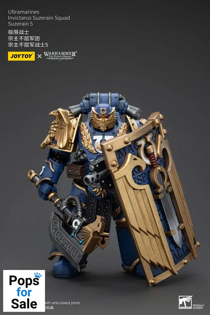 Warhammer The Horus Heresy Action Figure 1/18 Ultramarines Invictarus Suzerain Squad Suzerain 5 12 cm Action figures