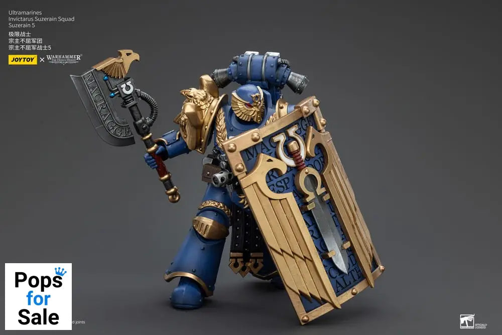 Warhammer The Horus Heresy Action Figure 1/18 Ultramarines Invictarus Suzerain Squad Suzerain 5 12 cm Action figures
