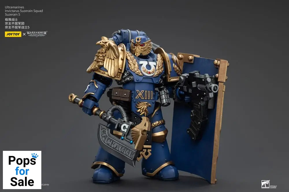Warhammer The Horus Heresy Action Figure 1/18 Ultramarines Invictarus Suzerain Squad Suzerain 5 12 cm