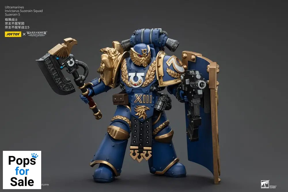 Warhammer The Horus Heresy Action Figure 1/18 Ultramarines Invictarus Suzerain Squad Suzerain 5 12 cm