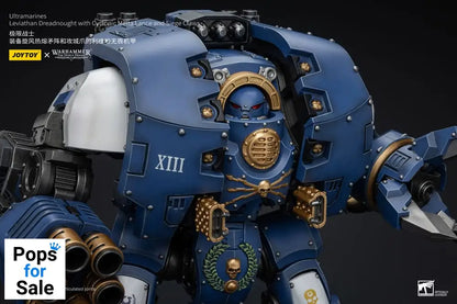 Warhammer The Horus Heresy Action Figure 1/18 Ultramarines Leviathan Dreadnought with Cyclonic Melta Lance And Siege Claws 29 cm