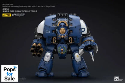 Warhammer The Horus Heresy Action Figure 1/18 Ultramarines Leviathan Dreadnought with Cyclonic Melta Lance And Siege