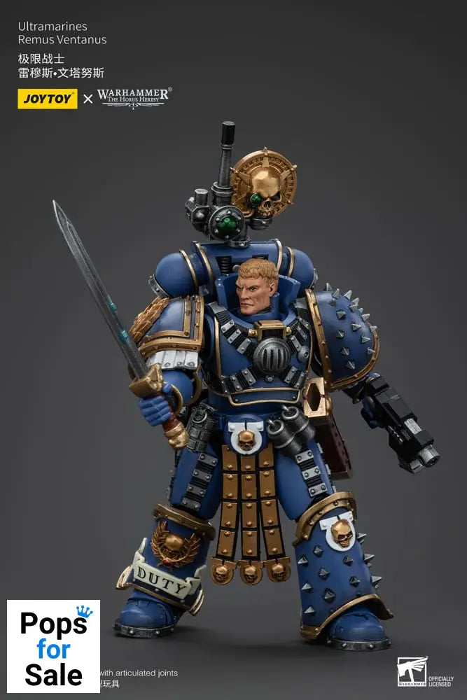 Warhammer The Horus Heresy Action Figure 1/18 Ultramarines Remus Ventanus 14 cm