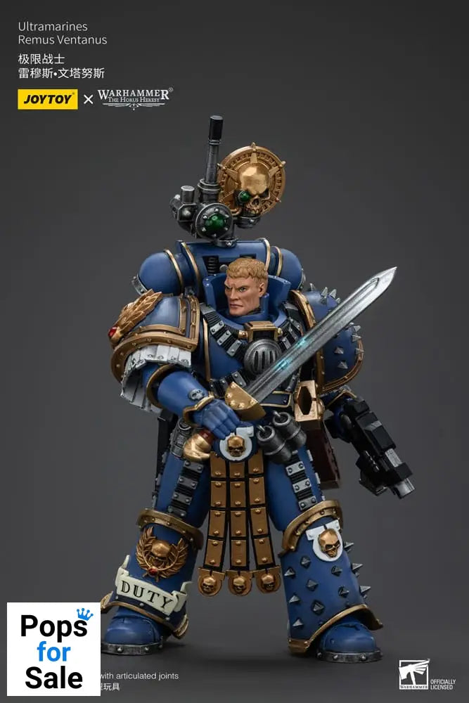 Warhammer The Horus Heresy Action Figure 1/18 Ultramarines Remus Ventanus 14 cm