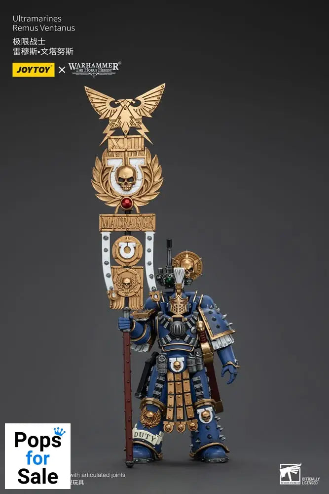 Warhammer The Horus Heresy Action Figure 1/18 Ultramarines Remus Ventanus 14 cm Action figures