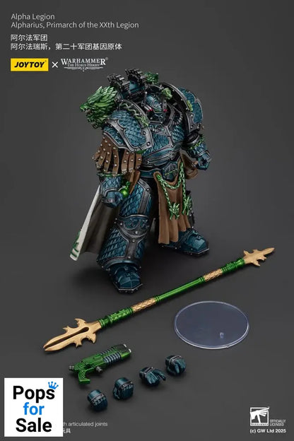 Warhammer The Horus Heresy Action Figure Alpha Legion Alpharius, Primarch of the XXth Legion 25 cm