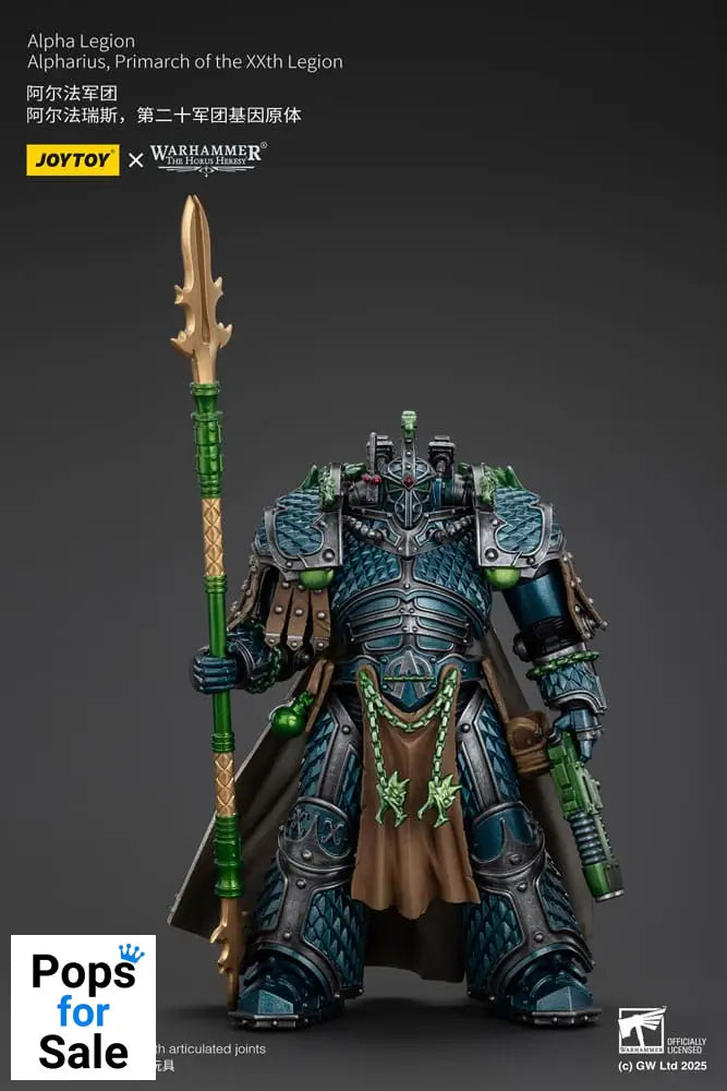 Warhammer The Horus Heresy Action Figure Alpha Legion Alpharius, Primarch of the XXth Legion 25 cm