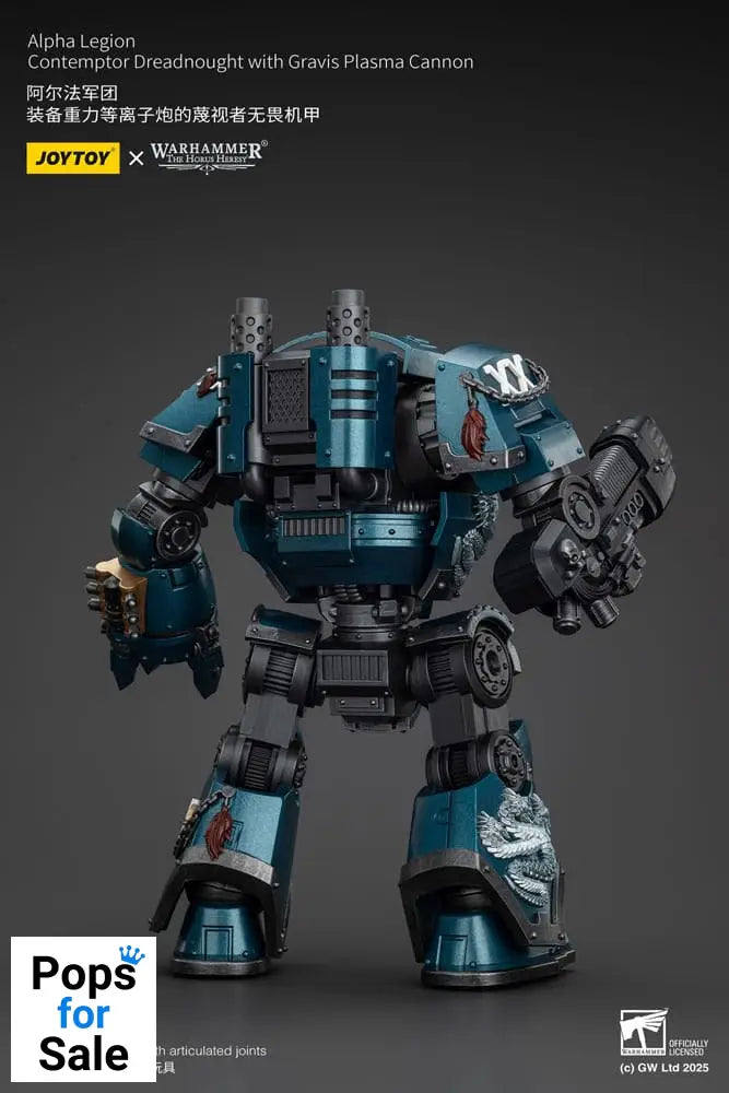 Warhammer The Horus Heresy Action Figure Alpha Legion Contemptor Dreadnought with Gravis Plasma Cannon 25 cm Action