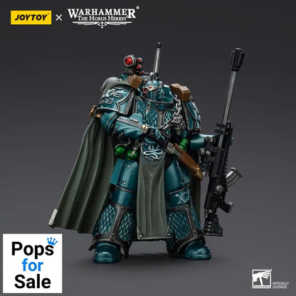 Warhammer The Horus Heresy Action Figure Alpha Legion Exodus The One who is Many With Sniper Rifle And Power Dagger 20