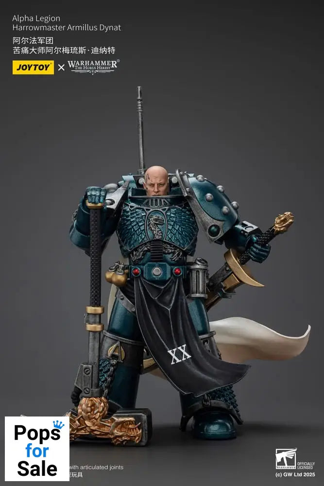 Warhammer The Horus Heresy Action Figure Alpha Legion Harrowmaster Armillus Dynat 20 cm
