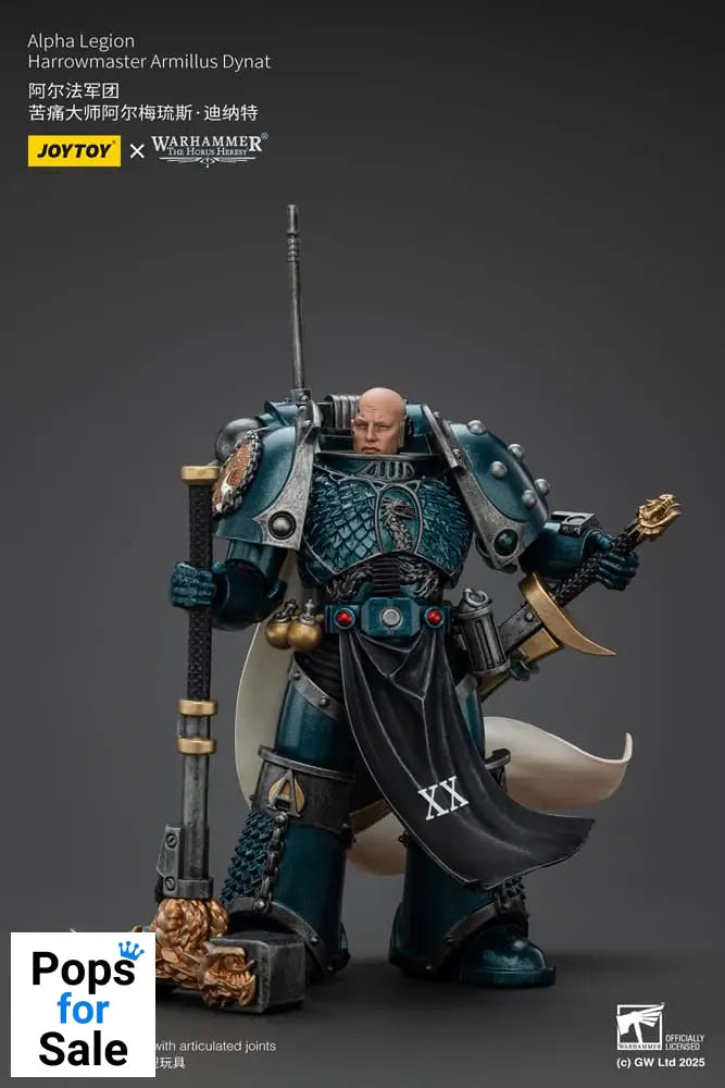 Warhammer The Horus Heresy Action Figure Alpha Legion Harrowmaster Armillus Dynat 20 cm