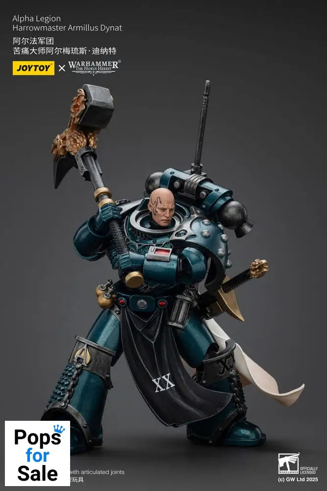 Warhammer The Horus Heresy Action Figure Alpha Legion Harrowmaster Armillus Dynat 20 cm