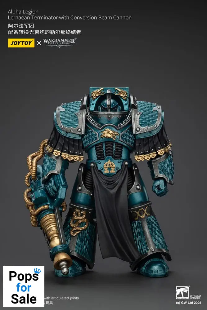 Warhammer The Horus Heresy Action Figure Alpha Legion Lernaean Terminator with Conversion Beam Cannon 20 cm Action