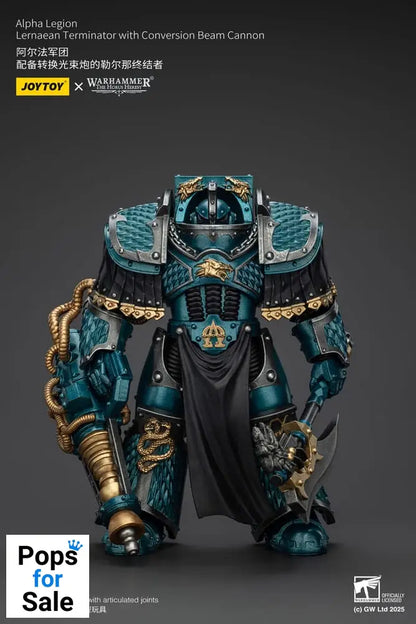 Warhammer The Horus Heresy Action Figure Alpha Legion Lernaean Terminator with Conversion Beam Cannon 20 cm