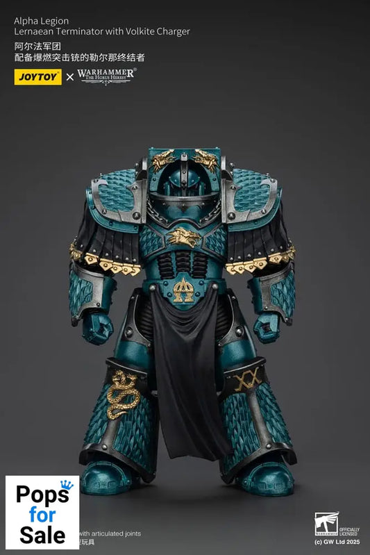 Warhammer The Horus Heresy Action Figure Alpha Legion Lernaean Terminator with Volkite Charger 20 cm Action figures