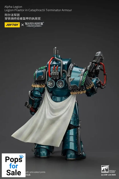 Warhammer The Horus Heresy Action Figure Alpha Legion Legion Praetor in Cataphractii Terminator Armour 18 cm