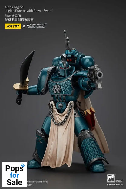 Warhammer The Horus Heresy Action Figure Alpha Legion Praetor with Power Sword 20 cm