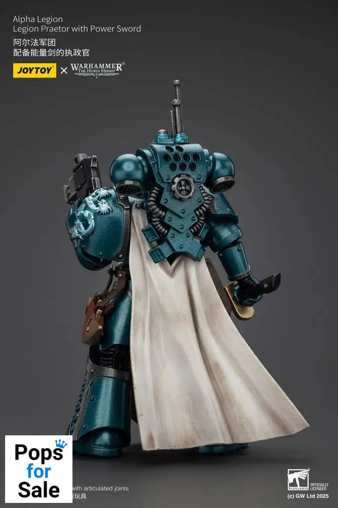 Warhammer The Horus Heresy Action Figure Alpha Legion Praetor with Power Sword 20 cm
