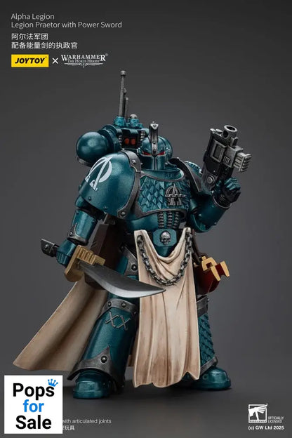 Warhammer The Horus Heresy Action Figure Alpha Legion Praetor with Power Sword 20 cm