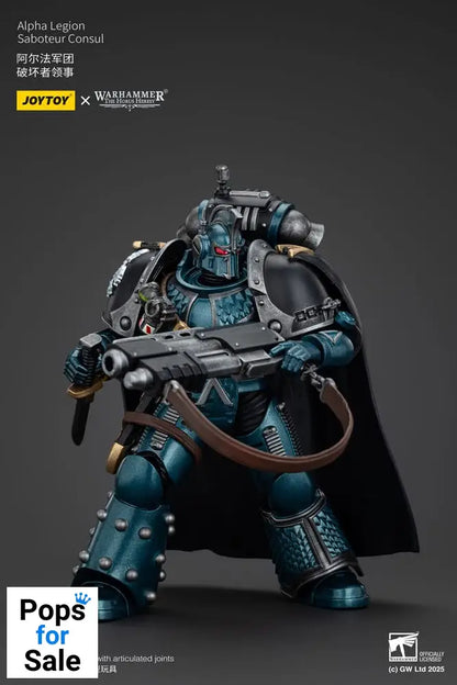 Warhammer The Horus Heresy Action Figure Alpha Legion Saboteur Consul 20 cm