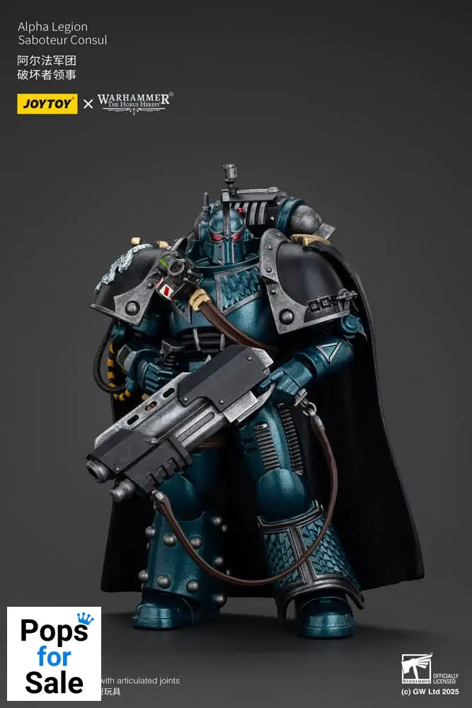Warhammer The Horus Heresy Action Figure Alpha Legion Saboteur Consul 20 cm