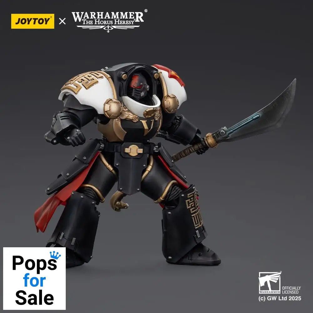 Warhammer The Horus Heresy Action Figure White Scars Ebon Keshig Terminator 1 with Power Glaive 13 cm