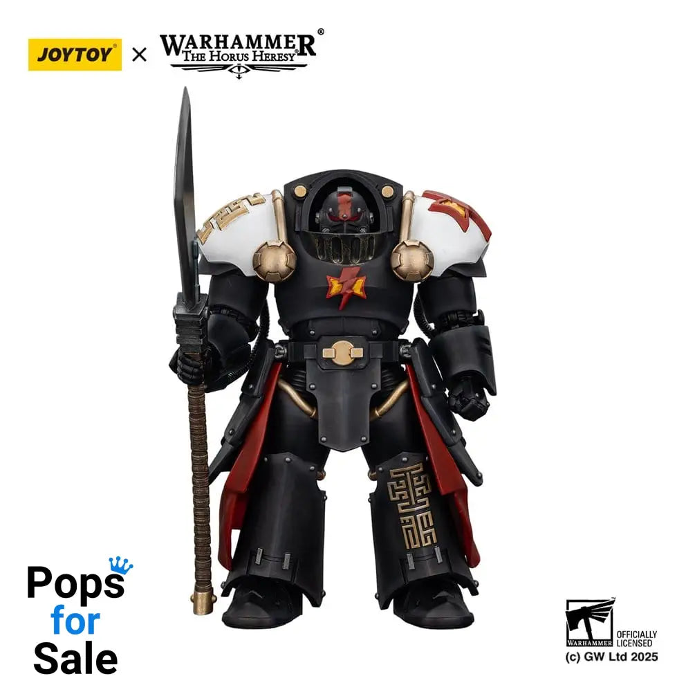 Warhammer The Horus Heresy Action Figure White Scars Ebon Keshig Terminator 2 with Power Glaive 13 cm