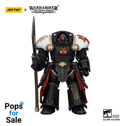 Warhammer The Horus Heresy Action Figure White Scars Ebon Keshig Terminator 2 with Power Glaive 13 cm