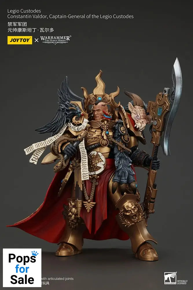 Warhammer The Horus Heresy Actionfigur Legio Custodes Constantin Valdor Captain-General of the Legio Custodes 25 cm
