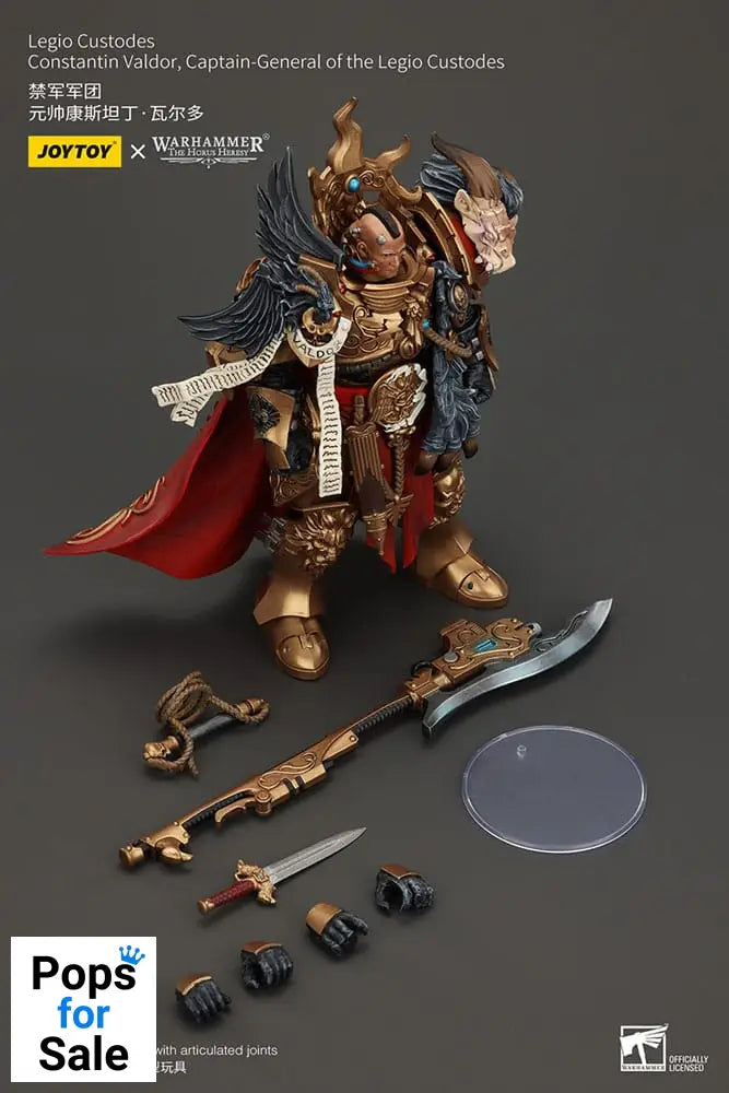 Warhammer The Horus Heresy Actionfigur Legio Custodes Constantin Valdor Captain-General of the Legio Custodes 25 cm