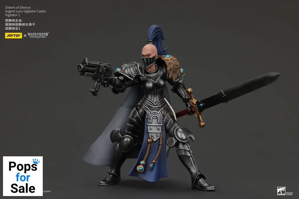 Warhammer The Horus Heresy Actionfigur Sisters of Silence Argent Lynx Vigilator Cadre Vigilator 1 19 cm Action figures