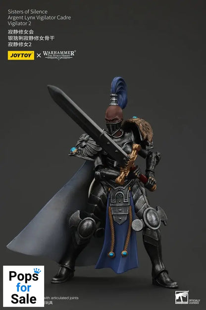 Warhammer The Horus Heresy Actionfigur Sisters of Silence Argent Lynx Vigilator Cadre Vigilator 2 19 cm