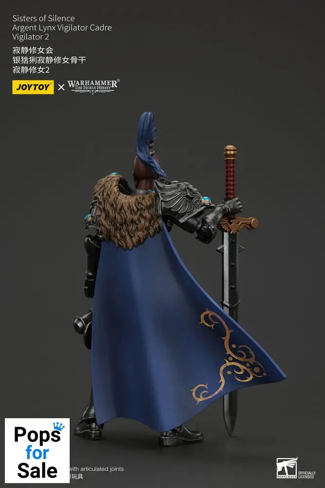 Warhammer The Horus Heresy Actionfigur Sisters of Silence Argent Lynx Vigilator Cadre Vigilator 2 19 cm