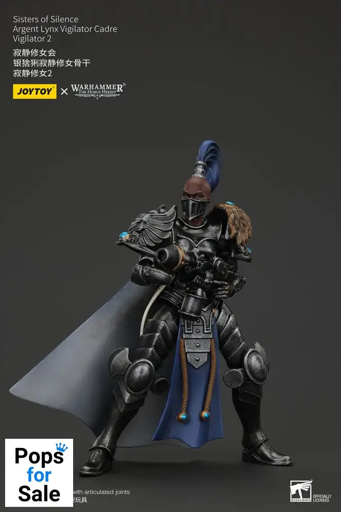 Warhammer The Horus Heresy Actionfigur Sisters of Silence Argent Lynx Vigilator Cadre Vigilator 2 19 cm Action figures