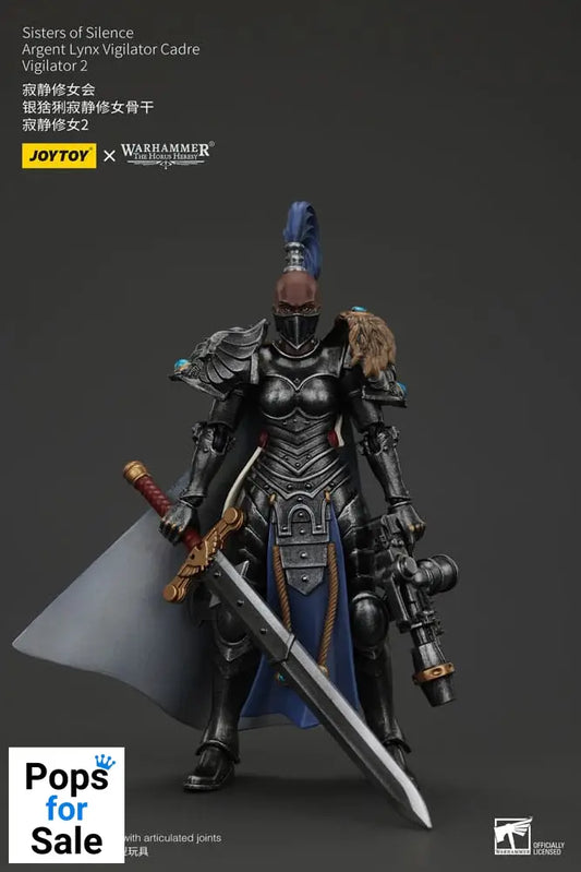 Warhammer The Horus Heresy Actionfigur Sisters of Silence Argent Lynx Vigilator Cadre Vigilator 2 19 cm