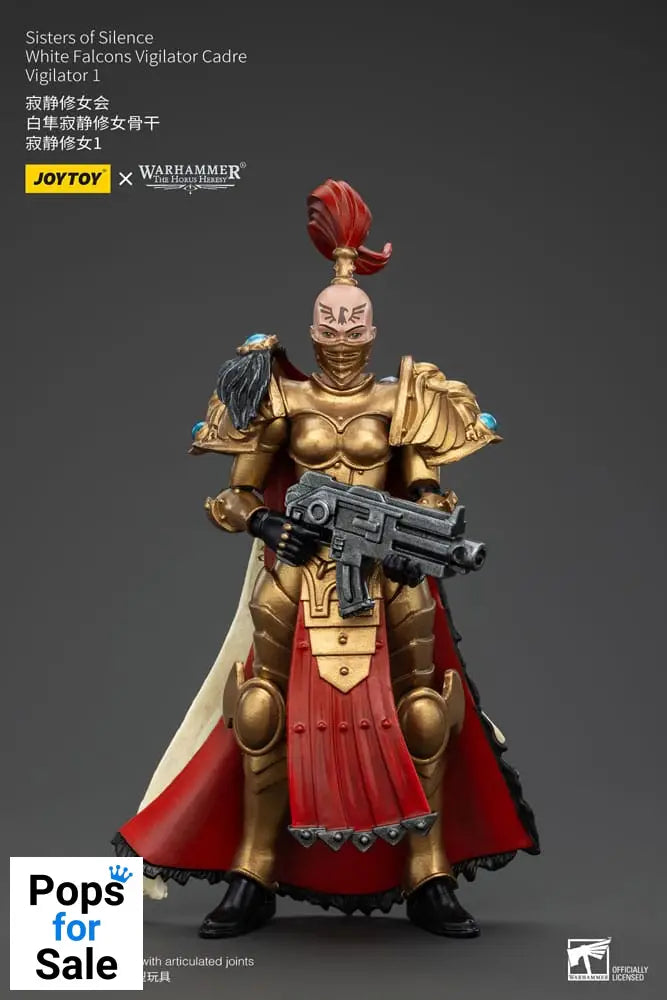 Warhammer The Horus Heresy Actionfigur Sisters of Silence White Falcons Vigilator Cadre Vigilator 1 19 cm