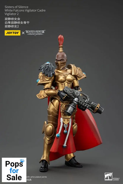 Warhammer The Horus Heresy Actionfigur Sisters of Silence White Falcons Vigilator Cadre Vigilator 2 19 cm