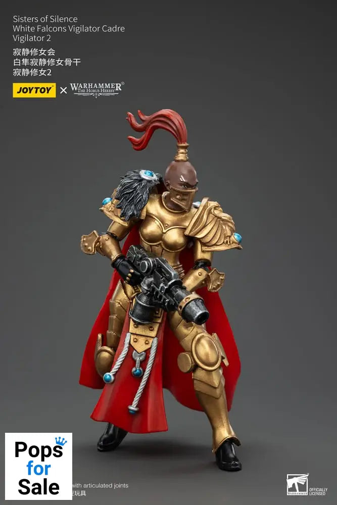 Warhammer The Horus Heresy Actionfigur Sisters of Silence White Falcons Vigilator Cadre Vigilator 2 19 cm Action figures