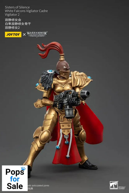 Warhammer The Horus Heresy Actionfigur Sisters of Silence White Falcons Vigilator Cadre Vigilator 2 19 cm