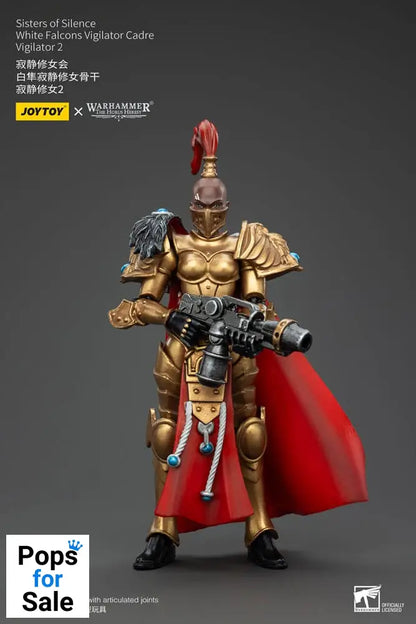 Warhammer The Horus Heresy Actionfigur Sisters of Silence White Falcons Vigilator Cadre Vigilator 2 19 cm