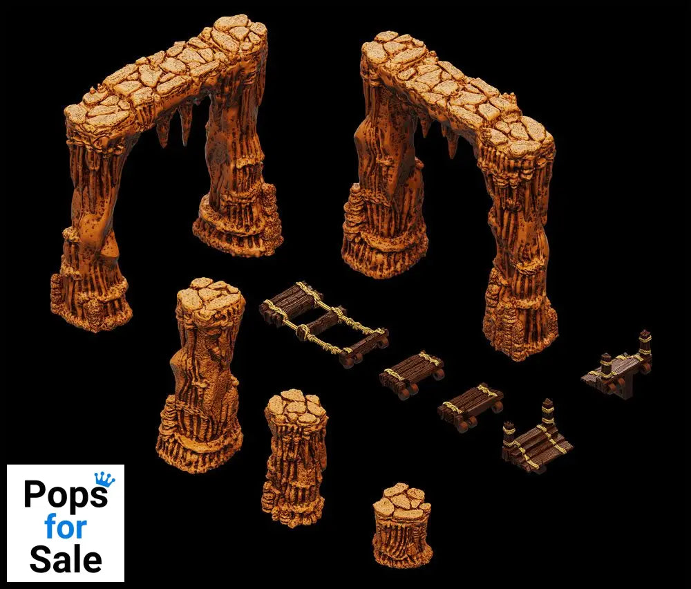 WarLock Tiles Accessory: Dripstone Bridges