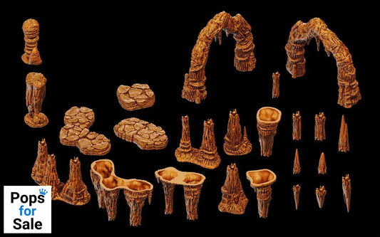 WarLock Tiles Accessory: Stalactites & Stalagmites