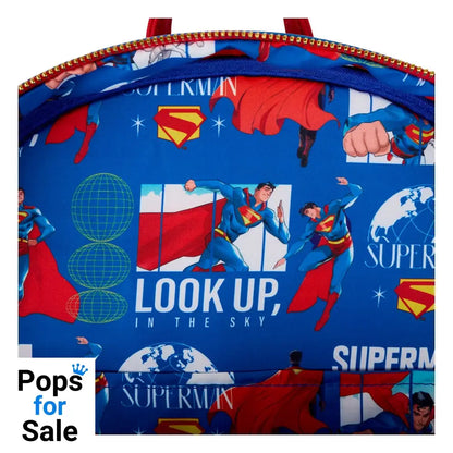 Warner Bros by Loungefly Full-Size Backpack Superman Bags