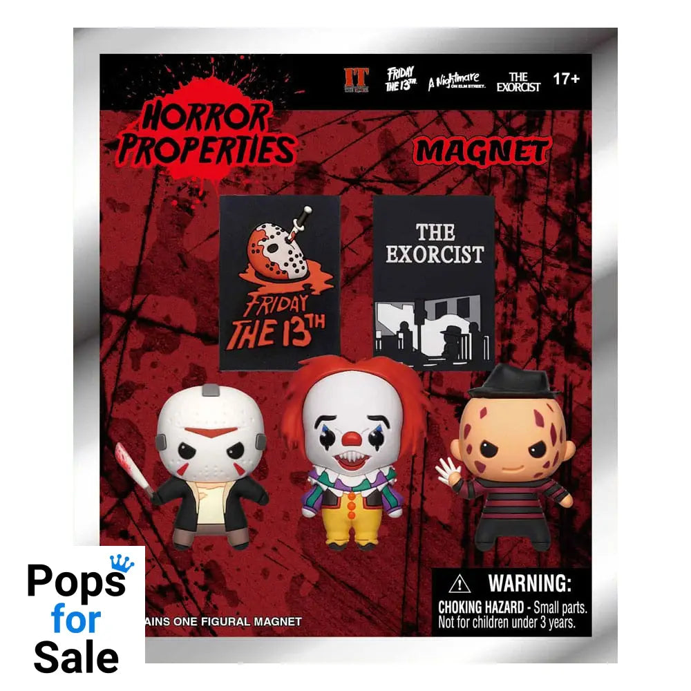 Warner Brothers 3D 3D Magnets Horror Series 1 Display (12)